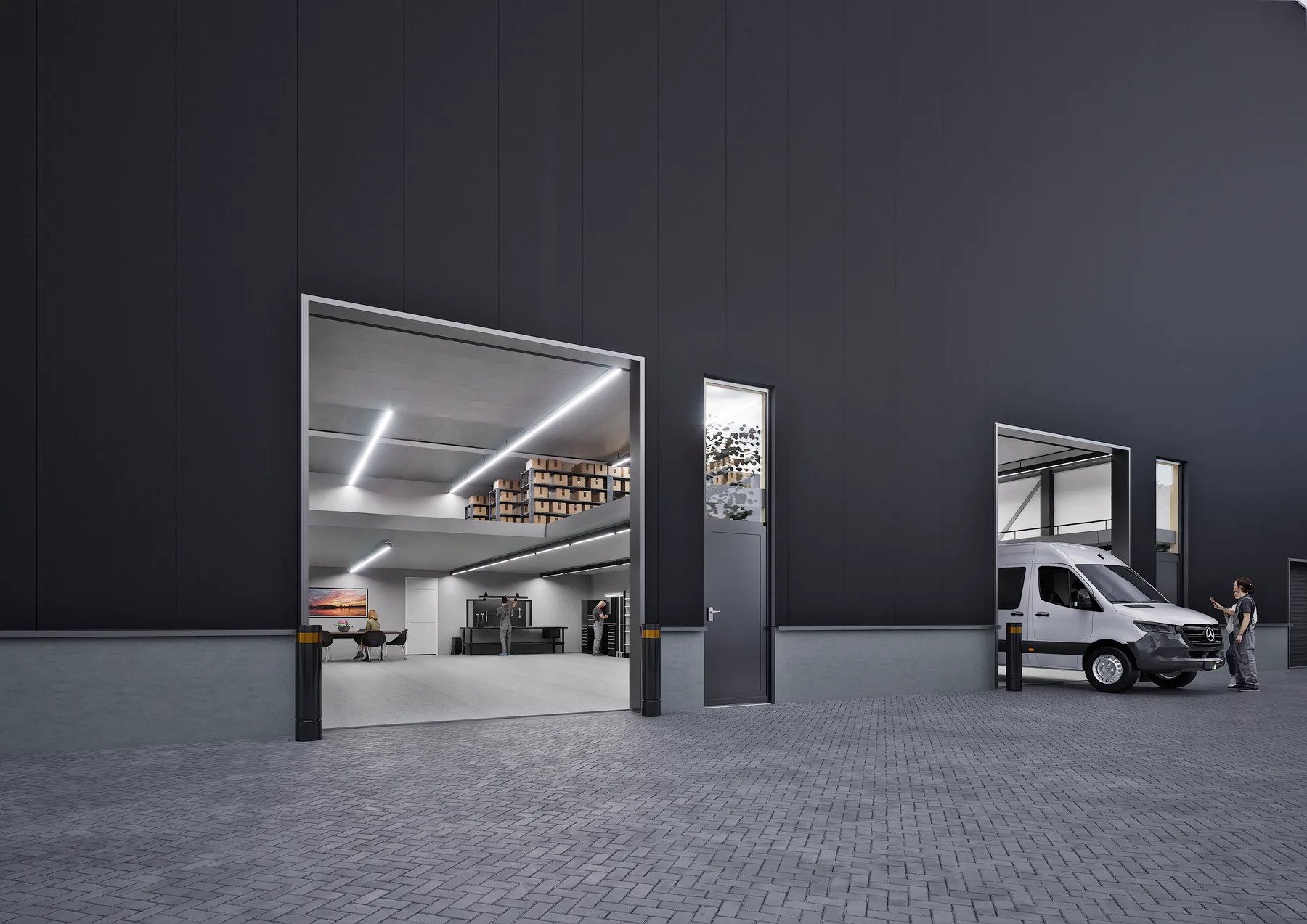 Premium bedrijfsunit van 128 m² met eigen ingang en tussenvloer aan de Handelsweg in Mijdrecht